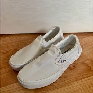 Vans Classic White Slip-On Shoes